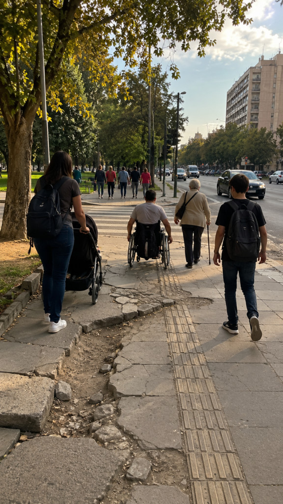 Una ciudad verdaderamente inclusiva es aquella donde todas las personas pueden participar, desplazarse y sentirse parte.